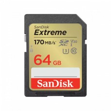 Sandisk 64GB SDXC Extreme Class 10 U3 UHS-I V30 00121579 Sandisk 64GB SDXC Extreme Class 10 U3 UHS-I V30 00121579