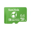 Sandisk 64GB microSDXC Class 10 UHS-I For Nintendo Switch Yosi Edition 00220029 Sandisk 64GB microSDXC Class 10 UHS-I For Nintendo Switch Yosi Edition 00220029