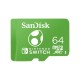 Sandisk 64GB microSDXC Class 10 UHS-I For Nintendo Switch Yosi Edition 00220029