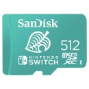 Sandisk 512GB SD microSDXC Class 10 UHS-I U3 Nintendo Switch 00186522
