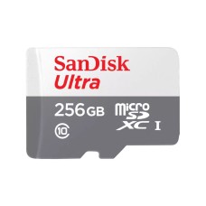 Sandisk 256GB microSDXC Ultra Class 10 adapter n&eacute;lk&uuml;l SDSQUNR-256G-GN3MN