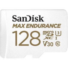 Sandisk 128GB microsSDXC Max Endurance Class 10 U3 V30 adapter n&eacute;lk&uuml;l 186474