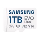 Samsung 1TB microSDXC EVO Plus Class10 U3 A2 V30 + adapterrel MB-MC1T0SA/EU Samsung 1TB microSDXC EVO Plus Class10 U3 A2 V30 + adapterrel MB-MC1T0SA/EU