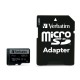 Verbatim 128GB microSDXC Pro Class 10 U3 V30 + adapterrel 47044 Verbatim 128GB microSDXC Pro Class 10 U3 V30 + adapterrel 47044