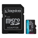 Kingston 512GB microSDXC Canvas Go Plus Gen4 Class 10 UHS-I U3 + adaper SDCG4/512GB