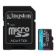 Kingston 512GB microSDXC Canvas Go Plus Gen4 Class 10 UHS-I U3 + adaper SDCG4/512GB Kingston 512GB microSDXC Canvas Go Plus Gen4 Class 10 UHS-I U3 + adaper SDCG4/512GB