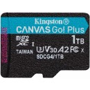 Kingston 1TB microSDXC Canvas Go Plus Gen4 Class 10 UHS-I U3 V30 adapter nélkül SDCG4/1TBSP Kingston 1TB microSDXC Canvas Go Plus Gen4 Class 10 UHS-I U3 V30 adapter nélkül SDCG4/1TBSP