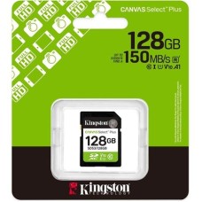 Kingston 128GB SDXC Canvas Select Plus Gen3 Class 10 UHS-I U1 V10 SDS3/128GB Kingston 128GB SDXC Canvas Select Plus Gen3 Class 10 UHS-I U1 V10 SDS3/128GB