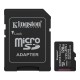 Kingston 128GB microSDXC Canvas Select Plus Gen3 Class 10 UHS-1 A1 V10 + adapterrel SDCS3/128GB Kingston 128GB microSDXC Canvas Select Plus Gen3 Class 10 UHS-1 A1 V10 + adapterrel SDCS3/128GB