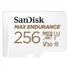 Sandisk 256GB microsSDXC Max Endurance Class 10 U3 V30 adapter n&eacute;lk&uuml;l 00186475