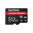 Sandisk 512GB microSDXC Express U3 A1 adapter nélkül 00226862 Sandisk 512GB microSDXC Express U3 A1 adapter nélkül 00226862