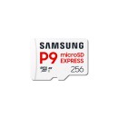 Samsung 256GB microSDXC P9 Express Class 10 U3 V30 A1 adapter nélkül MB-MK256T/WW
