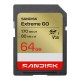 Sandisk 64GB SDXC Extreme GO UHS-I U3 V30 SDSDXGN-064G-GNCIN Sandisk 64GB SDXC Extreme GO UHS-I U3 V30 SDSDXGN-064G-GNCIN