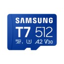 Samsung 512GB microSDXC T7 Class10 U3 V30 A2 adapter nélkül MB-MB512T/WW