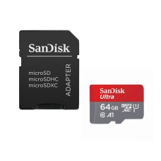Sandisk 64GB microSDXC Ultra Class 10 UHS-I A1 + adapterrel 00215426 Sandisk 64GB microSDXC Ultra Class 10 UHS-I A1 + adapterrel 00215426