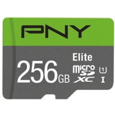 PNY 256GB microSDXC Elite Class 10 UHS-I V10 A1 + adapterrel P-SDU256V11100EL-GE PNY 256GB microSDXC Elite Class 10 UHS-I V10 A1 + adapterrel P-SDU256V11100EL-GE