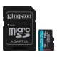 Kingston 256GB microSDXC Canvas Go Plus Gen4 Class 10 UHS-I U3 + adaper SDCG4/256GB Kingston 256GB microSDXC Canvas Go Plus Gen4 Class 10 UHS-I U3 + adaper SDCG4/256GB