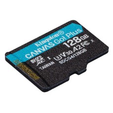 Kingston 128GB microSDXC Canvas Go Plus Gen4 Class 10 UHS-I U3 adaper n&eacute;lk&uuml;l SDCG4/128GBSP