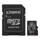 Kingston 256GB microSDXC Canvas Select Plus Gen3 Class 10 UHS-1 A1 V10 + adapterrel SDCS3/256GB Kingston 256GB microSDXC Canvas Select Plus Gen3 Class 10 UHS-1 A1 V10 + adapterrel SDCS3/256GB