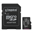 Kingston 512GB microSDXC Canvas Select Plus Gen3 Class 10 UHS-1 A1 V30 + adapterrel SDCS3/512GB