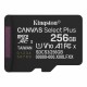 Kingston 256GB microSDXC Canvas Select Plus Gen3 Class 10 UHS-1 A1 V10 adapter nélkül SDCS3/256GBSP Kingston 256GB microSDXC Canvas Select Plus Gen3 Class 10 UHS-1 A1 V10 adapter nélkül SDCS3/256GBSP