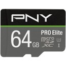 PNY 64GB microSDXC Pro Elite Class 10 U3 + adapterrel P-SDU64GV31100PRO-GE PNY 64GB microSDXC Pro Elite Class 10 U3 + adapterrel P-SDU64GV31100PRO-GE