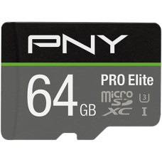 PNY 64GB microSDXC Pro Elite Class 10 U3 + adapterrel P-SDU64GV31100PRO-GE PNY 64GB microSDXC Pro Elite Class 10 U3 + adapterrel P-SDU64GV31100PRO-GE