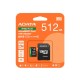 ADATA Memóriakártya MicroSDXC 512GB + Adapter SPEED PLUS UHS-I U3 (180/160) UD512GUI3V30A2SP-RA1 ADATA Memóriakártya MicroSDXC 512GB + Adapter SPEED PLUS UHS-I U3 (180/160) UD512GUI3V30A2SP-RA1
