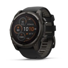 Garmin fenix 8 51mm Solar Graphite/Titan Silicone Band 010-02907-11 Garmin fenix 8 51mm Solar Graphite/Titan Silicone Band 010-02907-11