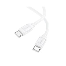 USB t&ouml;ltők&aacute;bel C-C 1m Hoco X115 Surpass 60W feh&eacute;r 652001 HC652001