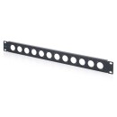 Digitus 1U rack panel for 12 x D-Type modules DN-97696