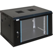 Pulsar 19" 6U 600x450 fali rack szekrény; lapraszerelt; fekete RWA664 Pulsar 19" 6U 600x450 fali rack szekrény; lapraszerelt; fekete RWA664
