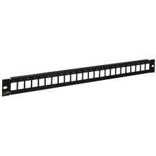 19" keystone patch panel; 24 port; &aacute;rny&eacute;kolatlan RAP-RJ45