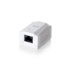 UTP fali aljzat; cat6; RJ45; &aacute;rny&eacute;kolatlan; feh&eacute;r EQUIP235211