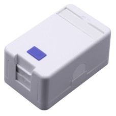Keystone fali aljzat, felületre szerelhető; 1 portos; árnyékolatlan; 90°/180° keystone kompatibilis NBN-KEY-11U-S Keystone fali aljzat, felületre szerelhető; 1 portos; árnyékolatlan; 90°/180° keystone kompatibilis NBN-KEY-11U-S