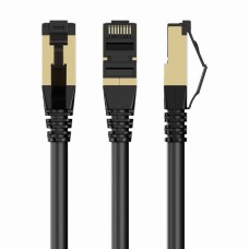 Gembird CAT8 S-FTP Patch Cable 1,5m Black PP8-LSZHCU-BK-1.5M Gembird CAT8 S-FTP Patch Cable 1,5m Black PP8-LSZHCU-BK-1.5M