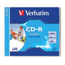 Verbatim CD-R 80 52x Norm&aacute;l tok 1db-os (1-es c&iacute;mke) 43325