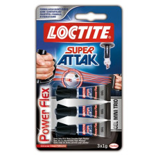 Pillanatragasztó gél, 3 x 1 g, HENKEL "Loctite Super Attak Mini Trio Gel" Pillanatragasztó gél, 3 x 1 g, HENKEL "Loctite Super Attak Mini Trio Gel"