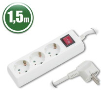 Noname H&aacute;l&oacute;zati eloszt&oacute; 3 aljzat kapcsol&oacute;s 1.5m