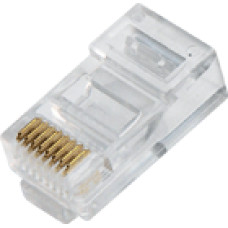 8P8C árnyékolatlan dugasz CAT.5 tömör 8P8C, Cat5, RJ-45, krimpelhető moduláris dugó, UTP kábelhez. 8P8C árnyékolatlan dugasz CAT.5 tömör 8P8C, Cat5, RJ-45, krimpelhető moduláris dugó, UTP kábelhez.