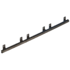 CRV6 F&eacute;msz&aacute;l erős&iacute;t&eacute;sű műanyag fogasl&eacute;c, fogazattal azonos ir&aacute;ny&uacute; felfogat&aacute;s, 1m.