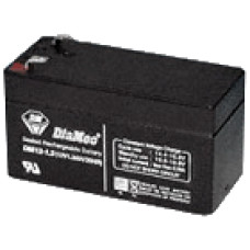 DIAMEC 12V 1,3Ah 12V, 1.3Ah, zsel&eacute;s, &oacute;lom akkumul&aacute;tor, gondoz&aacute;smentes, 97x43x56.6mm, 0.57kg.