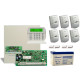 DSC PC1864 PACK LCD + 7 Ah akku DSC PC1864 központ, PK5500 kezelő, PC5108 bővítő, 6 db LC100PI infra, 2db nyitás, akku.