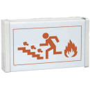 EDS AC01 Menekülési és közlekedési útvonalat jelző, világító tábla, 230VAC. EDS AC01 Menekülési és közlekedési útvonalat jelző, világító tábla, 230VAC.