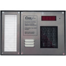 EVKT 100 központ + névtábla falon kív.,1 oszl. H Digitális kaputelefon központ, max.255 lakás, vízszintes,falon kívüli,1 oszlopos névtábla.