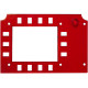 EVKT plexi bordó Infravörös fényszűrő lemez EVKT-100 központok optikai billentyűzetéhez.