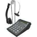 EXCELLTEL CDX-303 Kézibeszélő nélküli, fejbeszélős telefonkészülék, hívószámkijelzés, LCD, telefonmemória.