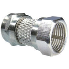 F toldó dugó-dugó F hüvely ki(be)menetű eszközök összekapcsolására. F toldó dugó-dugó F hüvely ki(be)menetű eszközök összekapcsolására.