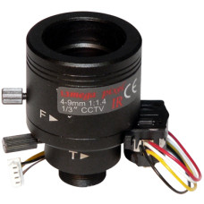 FEIHUA FH-0409DB.IR 4-9mm, 60&deg; - 30&deg;, F/1.4, 1/3 col, DC vez&eacute;relt auto&iacute;risz, IR, Megapixel, M12x0.5.