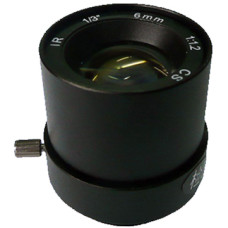 FEIHUA FH-0612F-MP 6mm, 44°, F/1.2, 1/3 col, fix írisz, CS, 1.3 Megapixel, IR szűrő. FEIHUA FH-0612F-MP 6mm, 44°, F/1.2, 1/3 col, fix írisz, CS, 1.3 Megapixel, IR szűrő.